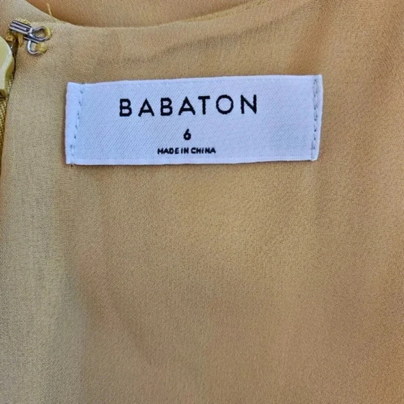 Aritzia Babaton Patricio Japanese Matte Crepe Mini Short Sleeve A-line Dress 6. - Picture 11 of 13